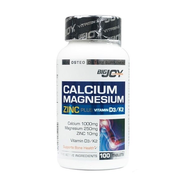 Bigjoy Vitamins Calcium Magnesium Zinc Plus Vit. D3-K2 100Tablet