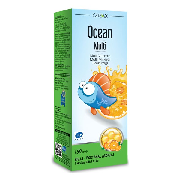 Ocean Multi Şurup Ballı Portakal Konsantreli 150ml