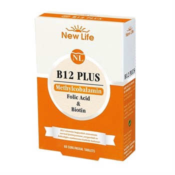 New Life B12 Plus Methylcobalamin 60 Dil Altı Tablet
