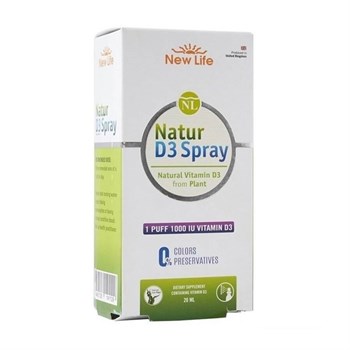 New Life Natur D3 1000 İU Spray 20ml
