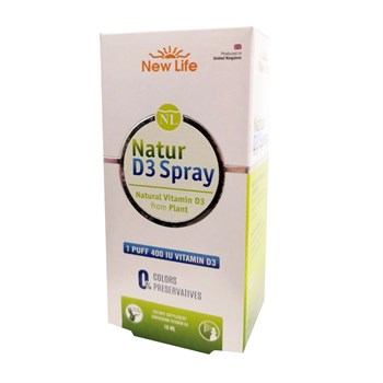 New Life Natur D3 400 İÜ Spray 10ml
