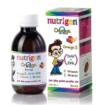 Nutrigen Omega 3 Balık Yağı Şurubu Çilek Aromalı 200 ml