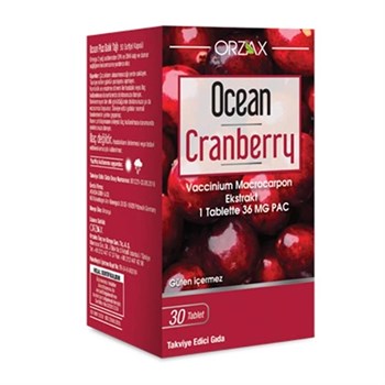 Ocean Cranberry Turna Yemişi Ekstresi 36 mg 30 Tablet