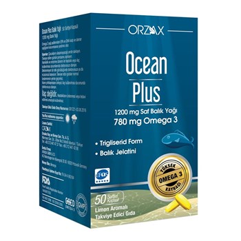 Ocean Plus Balık Yağı 50 Kapsül