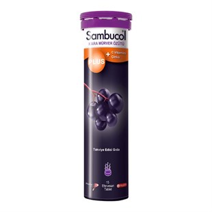 Sambucol Plus Kara Mürver 15 Efervesan Tablet