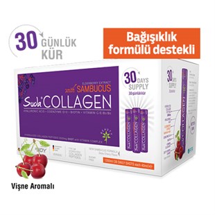 Suda Collagen Sambucus Vişne Aromalı 30x40ml
