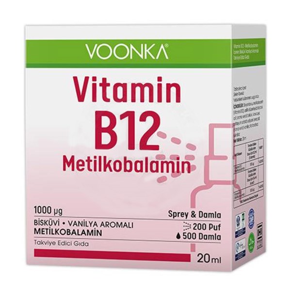 Voonka Vi̇tami̇n B12 Meti̇lkobalami̇n 20 ml
